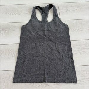 Lululemon Swiftly Tech Tank Top Dark Gray Sparkle